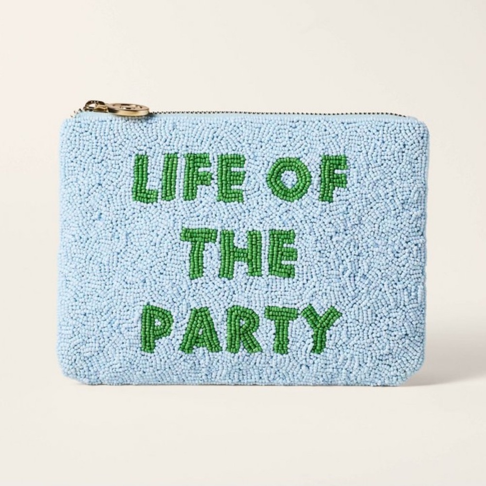 Kate Spade life of the Party Beaded Clutch